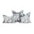 Transitional Prisma Navy 24x24 Down Filled Pillow For Sale - Image 3 of 7