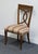 HIGH END VINTAGE Solid Cherry Italian Neoclassical Revival Dining Side Chair 37" High 20.5" Wide 22" Deep Seat: 22" High...