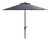 Athens 11Ft Round Crank Umbrella, Navy & White For Sale