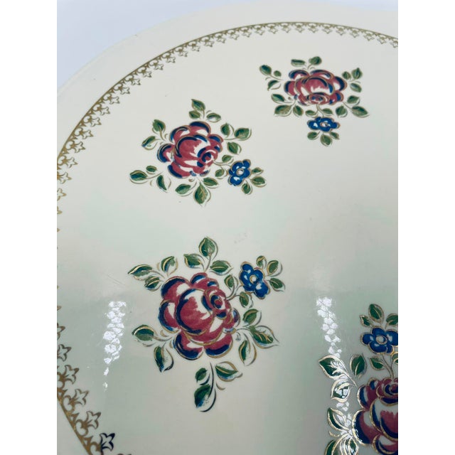 1950s Vintage Ceramic Cake Stand, 1955 For Sale - Image 5 of 9