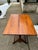 Brown 1930s Vintage Adjustable Wood Drafting Table For Sale - Image 8 of 12