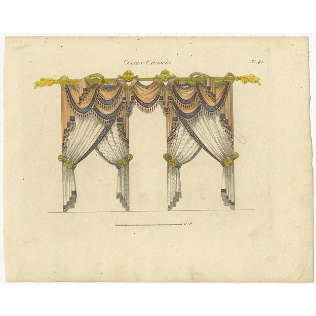 Osmont, Various Draperies, 1820, Paper, Set of 11 For Sale - Image 11 of 14