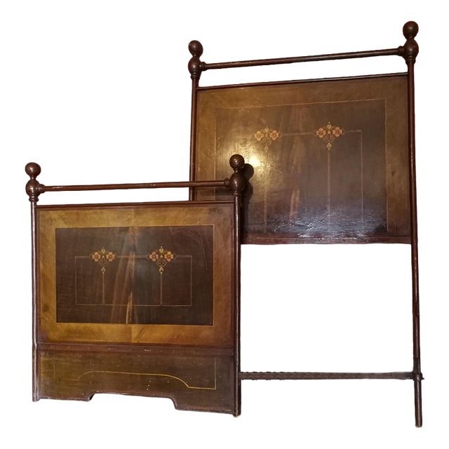 Painted Metal Single Beds, Set of 2 For Sale