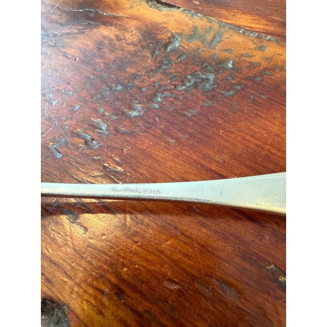 Mid 20th Century Romance by Bjorn Rosenthal Sterling Silver 925 Soup / Sauce Ladle For Sale - Image 12 of 14