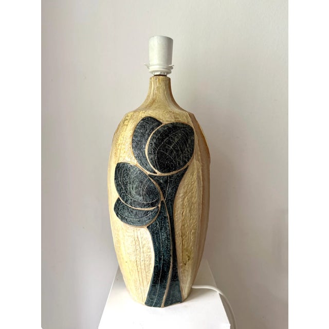 Large Vintage Wall Lamp in Stoneware by Noomi Backhausen for Søholm, 1960s For Sale - Image 6 of 6