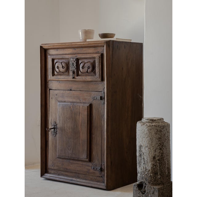 French Cabinet in Walnut For Sale - Image 14 of 15