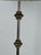 Early 20th Century Antique Gothic Revival Brass Floor Lamp With Jeweled Base For Sale - Image 5 of 12