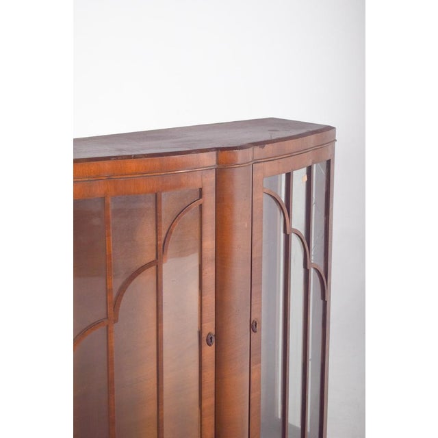 Portuguese Double-Door Showcase Cabinet, 1890s For Sale - Image 4 of 7