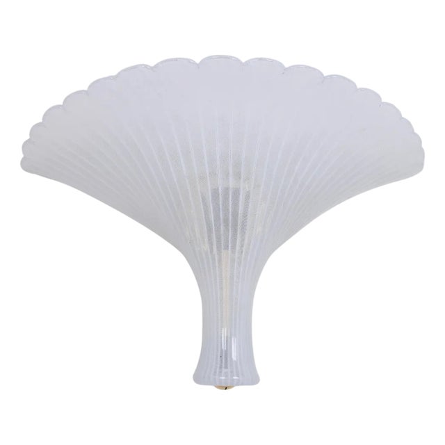 Large Murano Glass Wall Sconce attributed to Barovier & Toso, Italy, 1970s For Sale