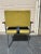 Wood 1950s Mid-Century Modern Yellow Vinyl Accent Chair For Sale - Image 7 of 10