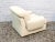 Rolf Benz club armchair, 70te, 4000 model, cream-white natural leather, underneath Alcantara, backrest and removable seat,...