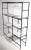 Frederic Weinberg Iron and Marble Shelf with Adjustable Shelves Attributed to Weinberg For Sale - Image 4 of 13