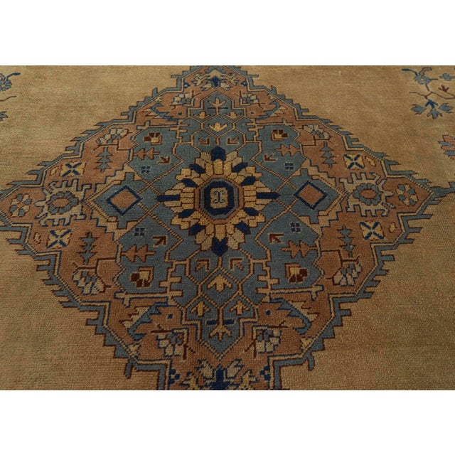 Turkish Oushak Antique Rug 10' x 12'7" #20512 For Sale - Image 4 of 8