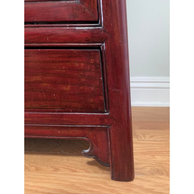 Late 20th Century 1990s Vintage Chinoiserie Chest With Brass Lock For Sale - Image 5 of 18