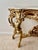 French Louis XV Style Vintage Giltwood Rococo Carved Console Table Vintage For Sale - Image 13 of 15