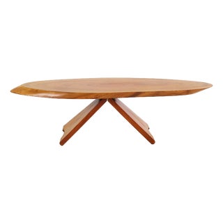 Large Organic Wood Coffee Table by George Nakashima, 1965 For Sale