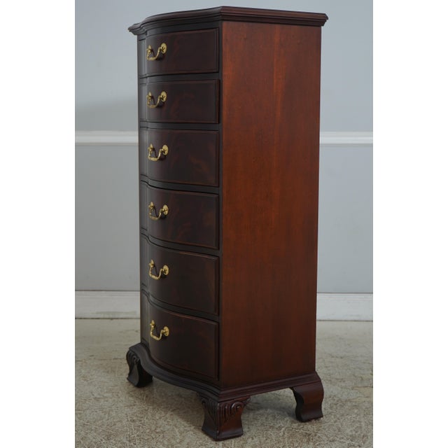 Age: Approx. 20 Years Old Details: Mahogany Collection Flip Open Top w. Jewelry Tray & Mirror Beveled Glass Dovetailed...