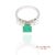 18k (750) White Gold Natural Emerald and Diamond Ring Size 7 For Sale In New York - Image 6 of 10