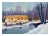 American The Winter Pond Mid Century Landscape by h.a. Brown For Sale - Image 3 of 7