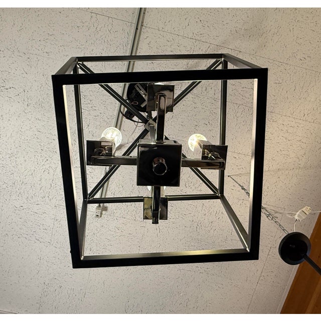 Rustic Maxim Lighting Abode Four Light Small Chandelier For Sale - Image 11 of 12