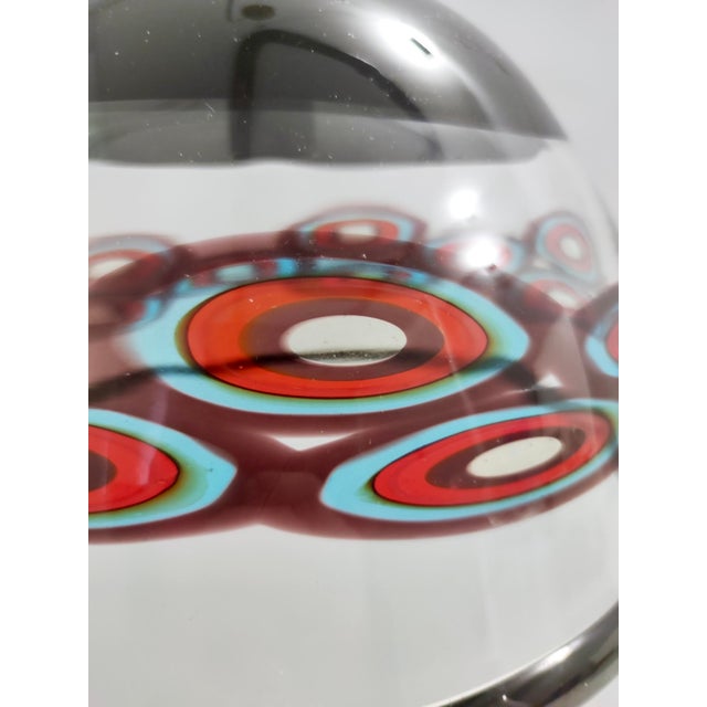 Vintage Murano Glass Pendant Light by Angelo Barovier for Barovier & Toso, 1960s For Sale - Image 9 of 13