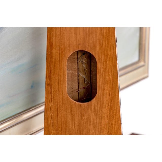 Vintage Ornately Carved and Inlaid 19-String Table-Top Harp For Sale - Image 10 of 13
