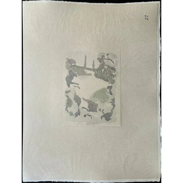 Giorgio Morandi, Landscape, 1959-1973, Lithograph For Sale - Image 4 of 11