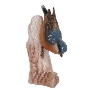 Goebel W Germany Cv84 Nuthatch Figurine 1967 Porcelain Bird on Branch 4898b