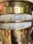 Vintage Brass Wastebasket With Mother-of-Pearl Inlay For Sale - Image 10 of 10