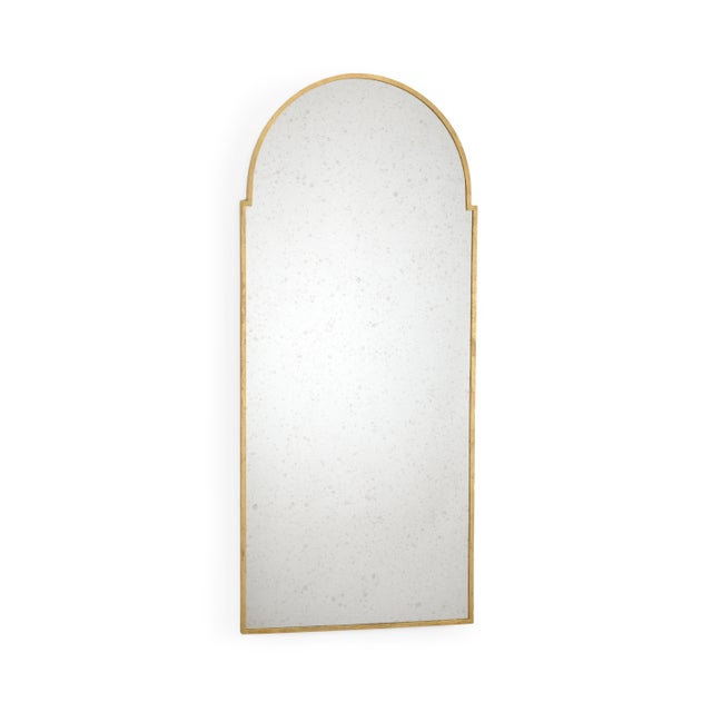Contemporary Baker Street Mirror - Gold For Sale - Image 3 of 3
