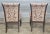 Brown Late 20th Century Pair of Paisley Upholstered Coffee Color Stain Armchair Made by Country Hill, Millersburg Ohio For Sale - Image 8 of 12