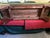19th Century Antique Mahogany Regency Settee in Chartreuse Velvet For Sale - Image 6 of 7