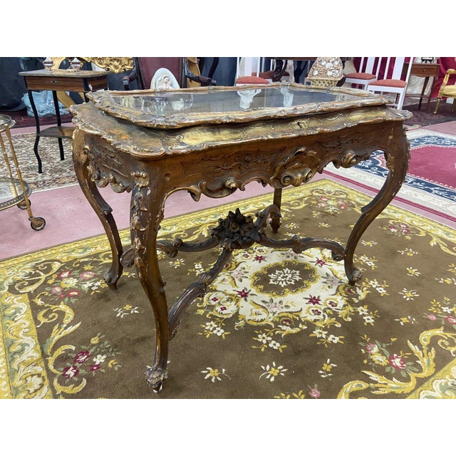 Wood 19th Century Napoleon Showcase Table, 1810 For Sale - Image 7 of 7