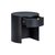 Marlow Black Wood Round Nightstand For Sale In Los Angeles - Image 6 of 9