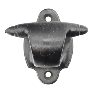 Late 20th Century Cast Iron Black Enameled Freight Door Pull