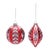 Kenneth Ludwig Chicago Glass Ornament Set of 6 For Sale - Image 4 of 7