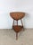Brown Mid Century Accent Table With Turned Wood Bamboo Style Legs For Sale - Image 8 of 18