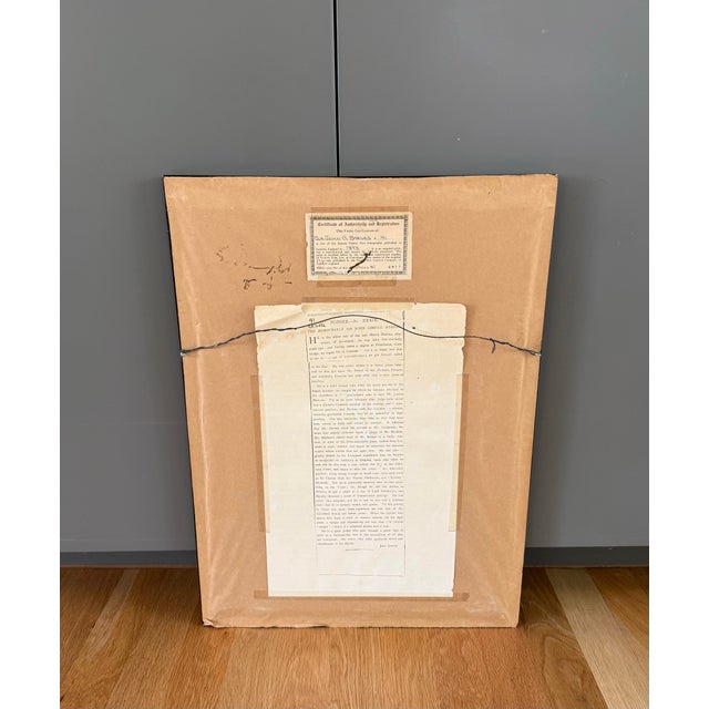 Framed Original 1893 Vanity Fair "Spy" Caricature Titled "Admiralty Jurisdiction" For Sale In Austin - Image 6 of 10