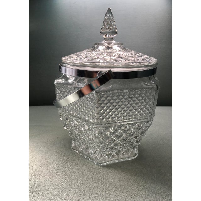 Anchor Hocking Mid 20th Century Anchor Hocking “Wexford” Ice Bucket For Sale - Image 4 of 11