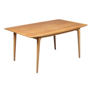 Mid-Century Model 371 Dining Table in Oak by Alfred Christensen for Slagelse Møbelfabrik, Denmark For Sale
