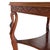 Brown Vintage Hollywood Regency Carved Swan Side Table With Shelf For Sale - Image 8 of 13