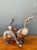 Vintage Carved Wood Goose Sculptures - Set of 3 For Sale In West Palm - Image 6 of 18
