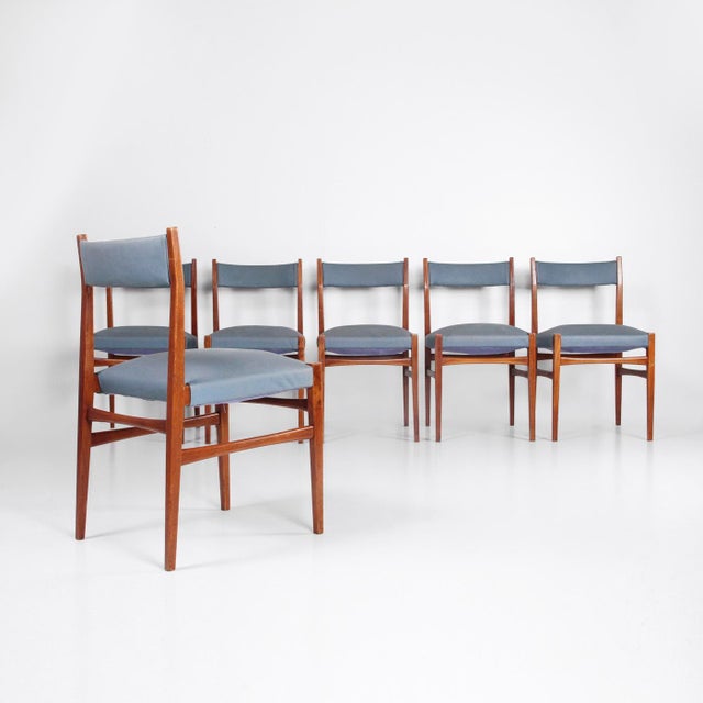 Vintage Chairs in Beech, 1960s, Set of 6 For Sale - Image 4 of 12