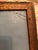 American Antique Mahogany Wood Beveled Wall Mirror Two Tone Folk Art Border Ca 1870 For Sale - Image 3 of 11