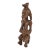 Early 20th Century Senufo Female Miniature Seated Figure 13 Inch Côte D'ivoire For Sale