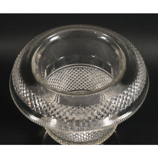 Antique 19th Century English Regency Cut Crystal Wine Champagne Cooler For Sale - Image 6 of 10