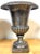 Early 19th Century Pair of English Regency Silvered Cast Iron Egg-and-Dart Urns, Early 19th Century For Sale - Image 5 of 12