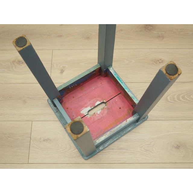 Danish Pine Stool, 1950s For Sale - Image 13 of 14