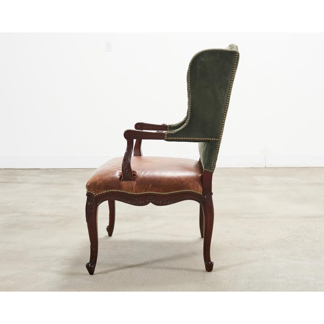 Ralph Lauren Conservatory Garden Wingback Dining Armchair For Sale - Image 9 of 18