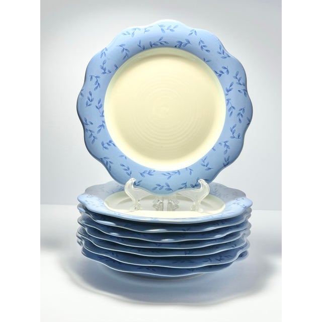 Pfaltzgraff “Summer Breeze” Set of 8 Ceramic Salad Plates 9” Excellent condition. No chips, cracks, or fleabites. Length...